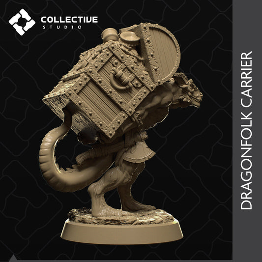 Dragonfolk Carrier | Tabletop Gaming Mini or Display Figure | Collective Studio
