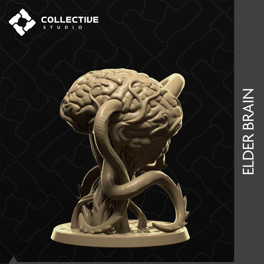 Elder Brain Monster, Eldritch Pool | Tabletop Gaming Mini or Display Figure | Collective Studio
