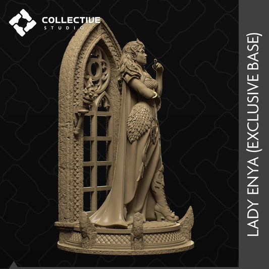 Lady Enya Von Brandt, the Dragoness | Tabletop Gaming Mini or Display Figure | Collective Studio