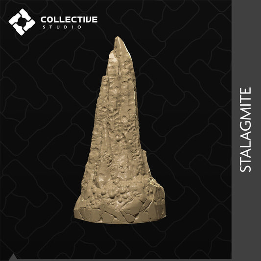 Two Stalagmites | D&D Scatter Miniature | Collective Studio