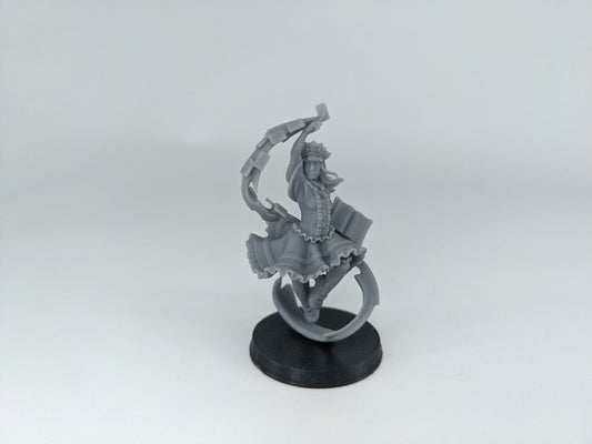 Time Mage | TABLETOP SCALE | D&D TTRPG Miniature | Manuel Boria | Unpainted, Unplated Resin 8k