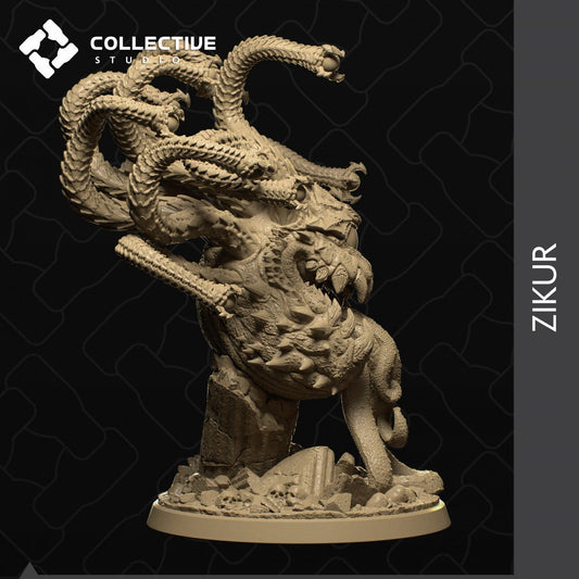 Zikur, Beholder Eye Tyrant | Tabletop Gaming Mini or Display Figure | Collective Studio