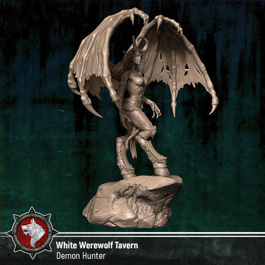 Demon Hunter | Garage Resin Kit Statue | White Werewolf Tavern