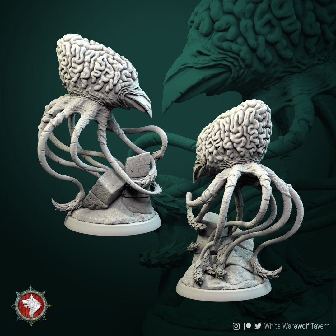 Grell | TABLETOP SCALE | D&D TTRPG Miniature | White Werewolf Tavern