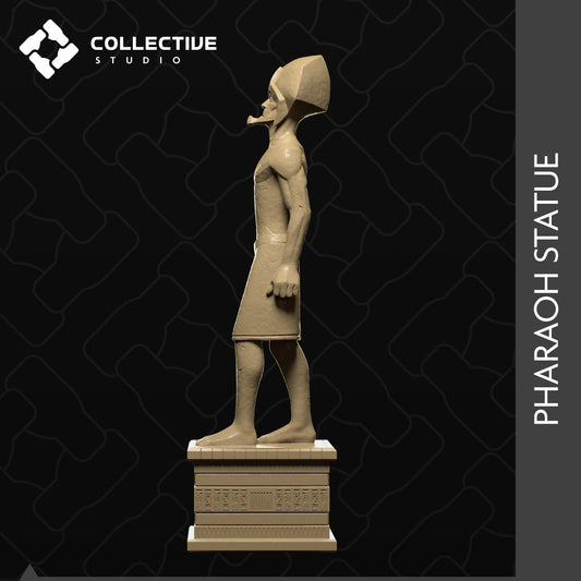 Pharaoh Statue | D&D Scatter Miniature | Collective Studio