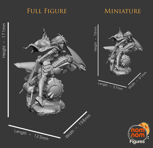 Battle Angel | Resin Garage Kit Figure Anime Manga Fan Art | Nomnom Figures