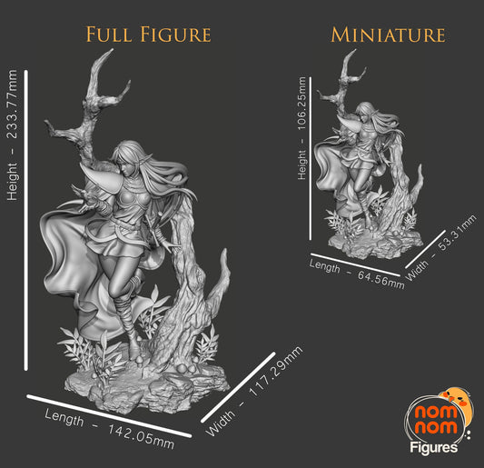 Young High Elf | Resin Garage Kit Figure Anime Fan Art | Nomnom Figures