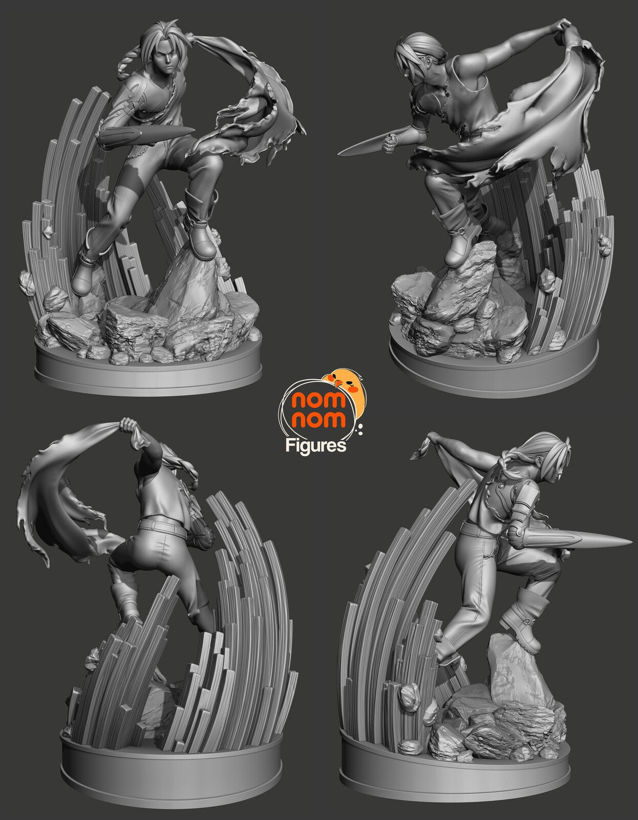 Alchemical Prodigy | Resin Garage Kit Figure Anime Manga Fan Art | Nomnom Figures