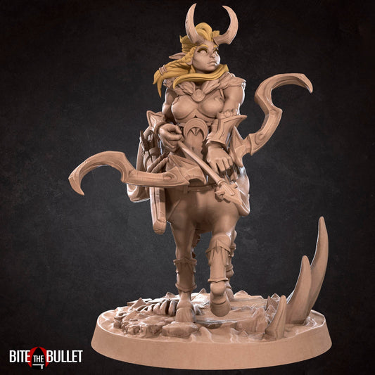 Centaur Ranger | TABLETOP SCALE | D&D TTRPG Miniature | Bite the Bullet | Unpainted, Unplated Resin 8k