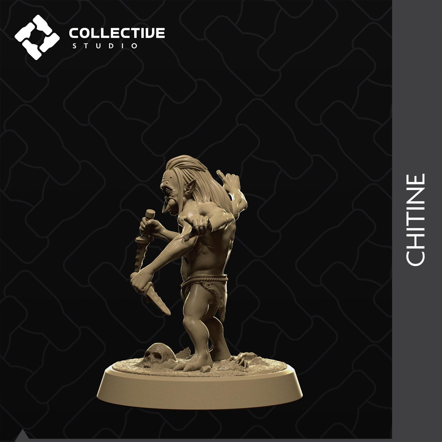 Chitine | Tabletop Gaming Mini or Display Figure | Collective Studio