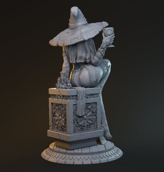 Merlin, Human Wizard Female | D&D TTRPG Miniature | Hardwitch Games