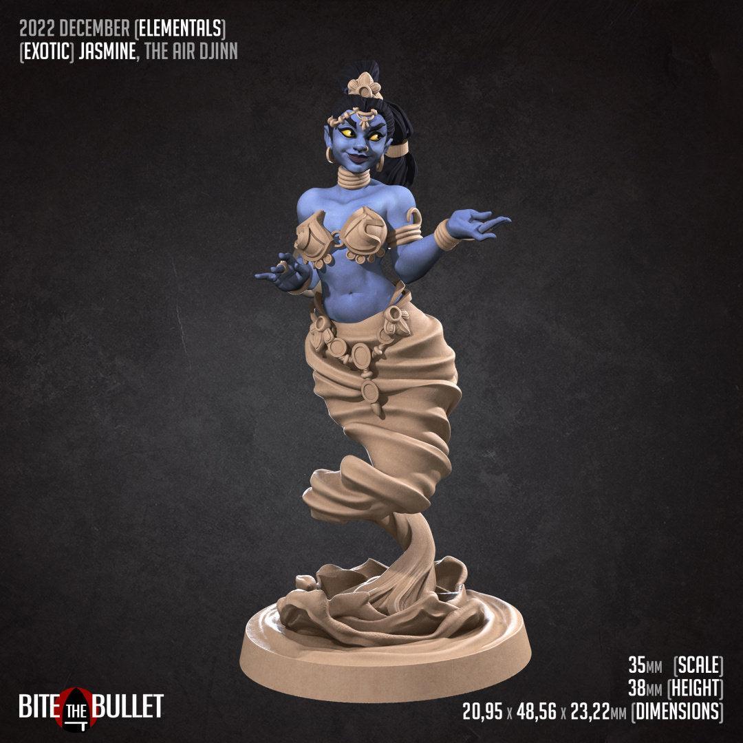 Exxotic Jasmine Genie | Pinup SFW NSFW Model Miniature | Bite the Bullet