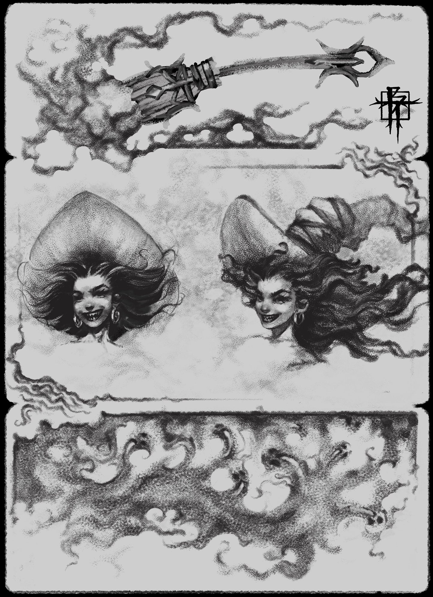 The Witch | D&D TTRPG Pin Up Mature Display Miniature | Blackthorn Miniatures