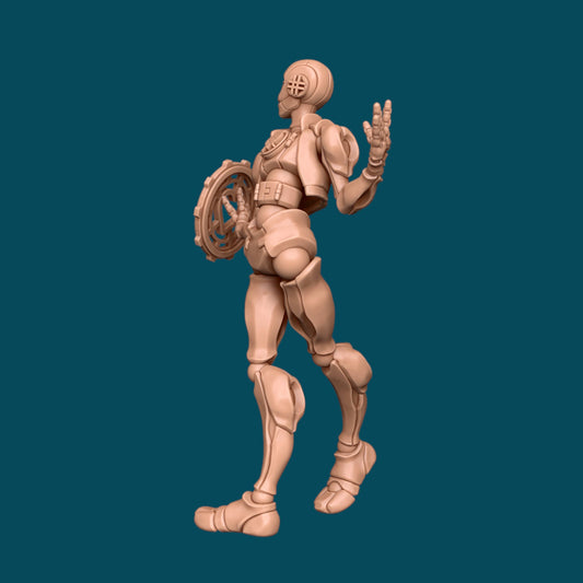 WWW, a Healer Robot | D&D TTRPG Miniature | Awkward Penguin Minis