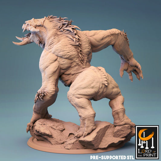 Barlgura, Abyssal Demon Ape | TABLETOP SCALE | D&D TTRPG Monster Miniature | Rescale Miniatures