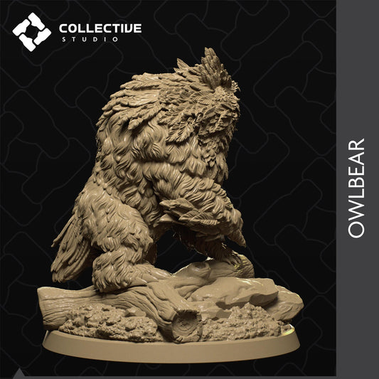 Owlbear | Tabletop Gaming Mini or Display Figure | Collective Studio