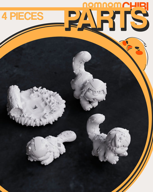 Flying Buffalos | Resin Garage Kit Figure Show Fan Art | Nomnom Figures