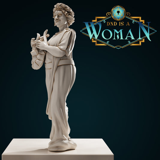 Firbolg Bard | D&D TTRPG Miniature | DnD Is A Woman | NO BASE