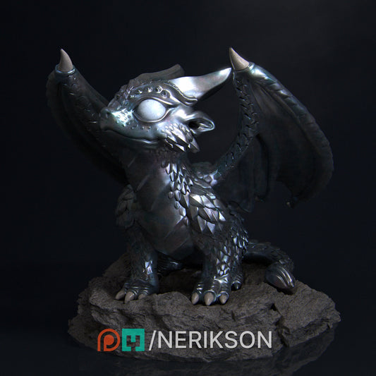 Kaida the Little Dragon | DISPLAY SCALE | D&D TTRPG Fantasy Miniature | Nerikson