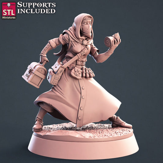 Battlefield Medic NPC Set | Tabletop Scale | D&D TTRPG Miniature | STL Miniatures