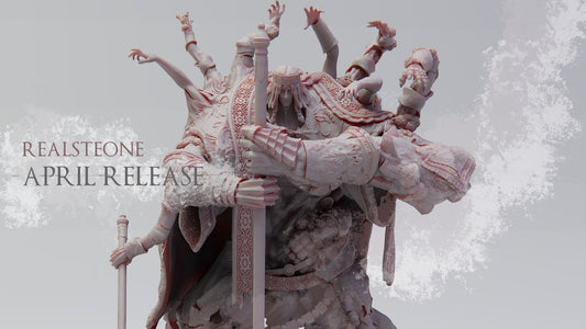 Grafted King | TABLETOP SCALE | D&D TTRPG Miniature | Realsteone Miniatures