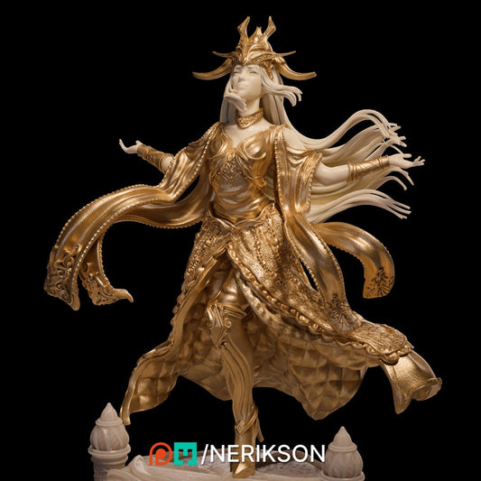 Sophia the Priestess | Garage Resin Kit Statue | D&D TTRPG Fantasy Miniature | Nerikson