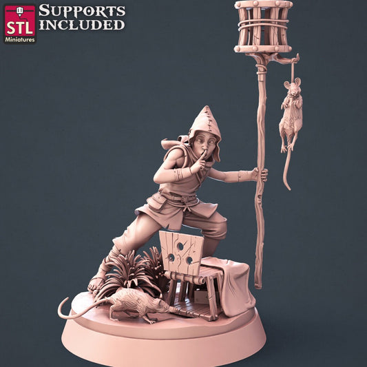 Apprentice NPC Set | Tabletop Scale | D&D TTRPG Miniature | STL Miniatures