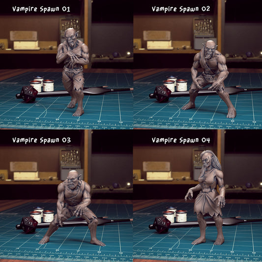 CoS Vampire Spawn | D&D TTRPG Mini | TytanTroll Miniatures