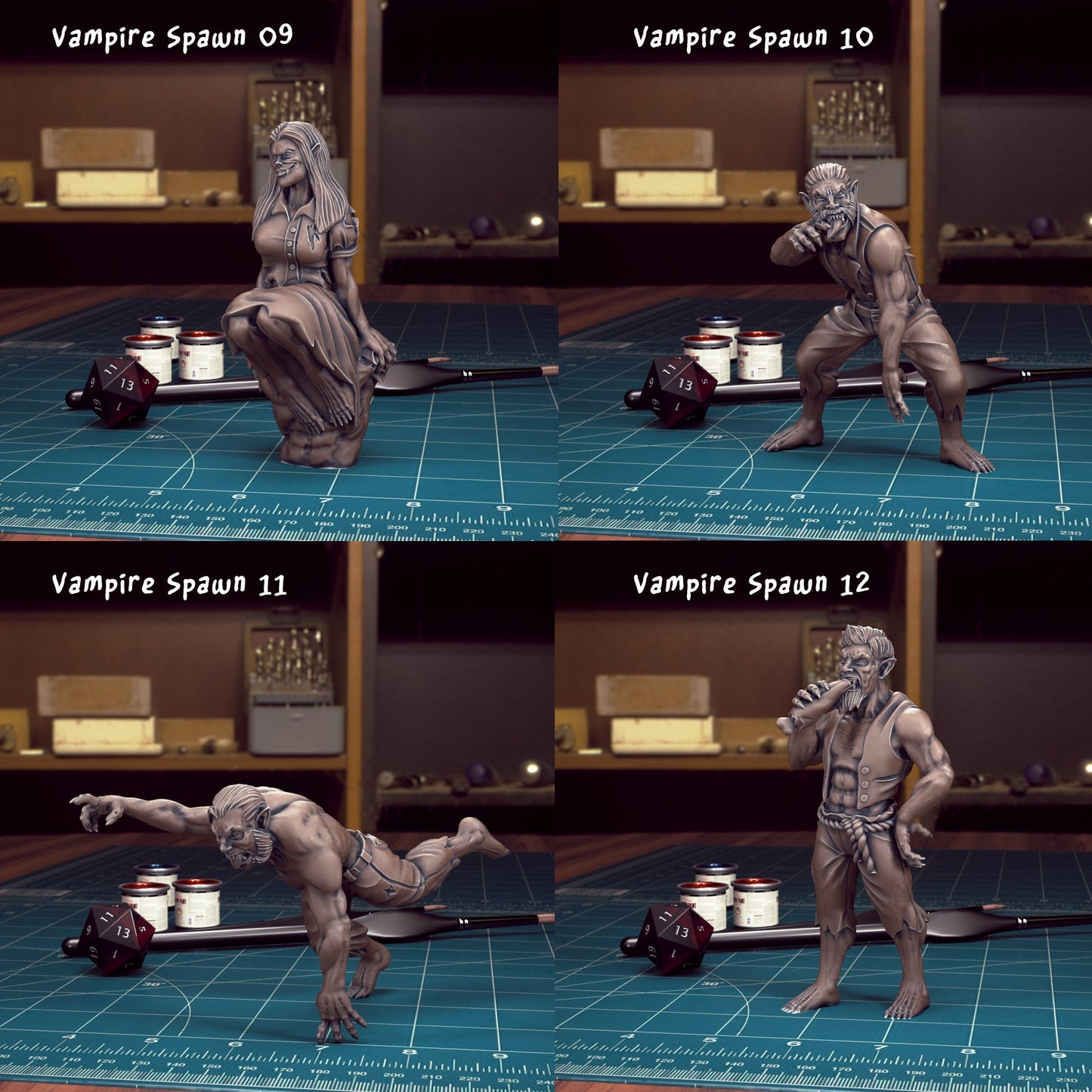 CoS Vampire Spawn | D&D TTRPG Mini | TytanTroll Miniatures