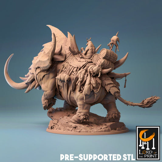 Famine, Horseman of the Apocalypse | TABLETOP SCALE | TTRPG Monster Miniature | Rescale Miniatures