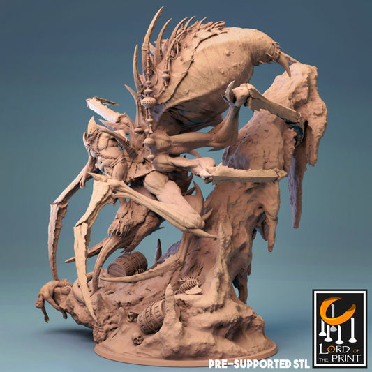 Pestilence, Horseman of the Apocalypse | TABLETOP SCALE | TTRPG Monster Miniature | Rescale Miniatures