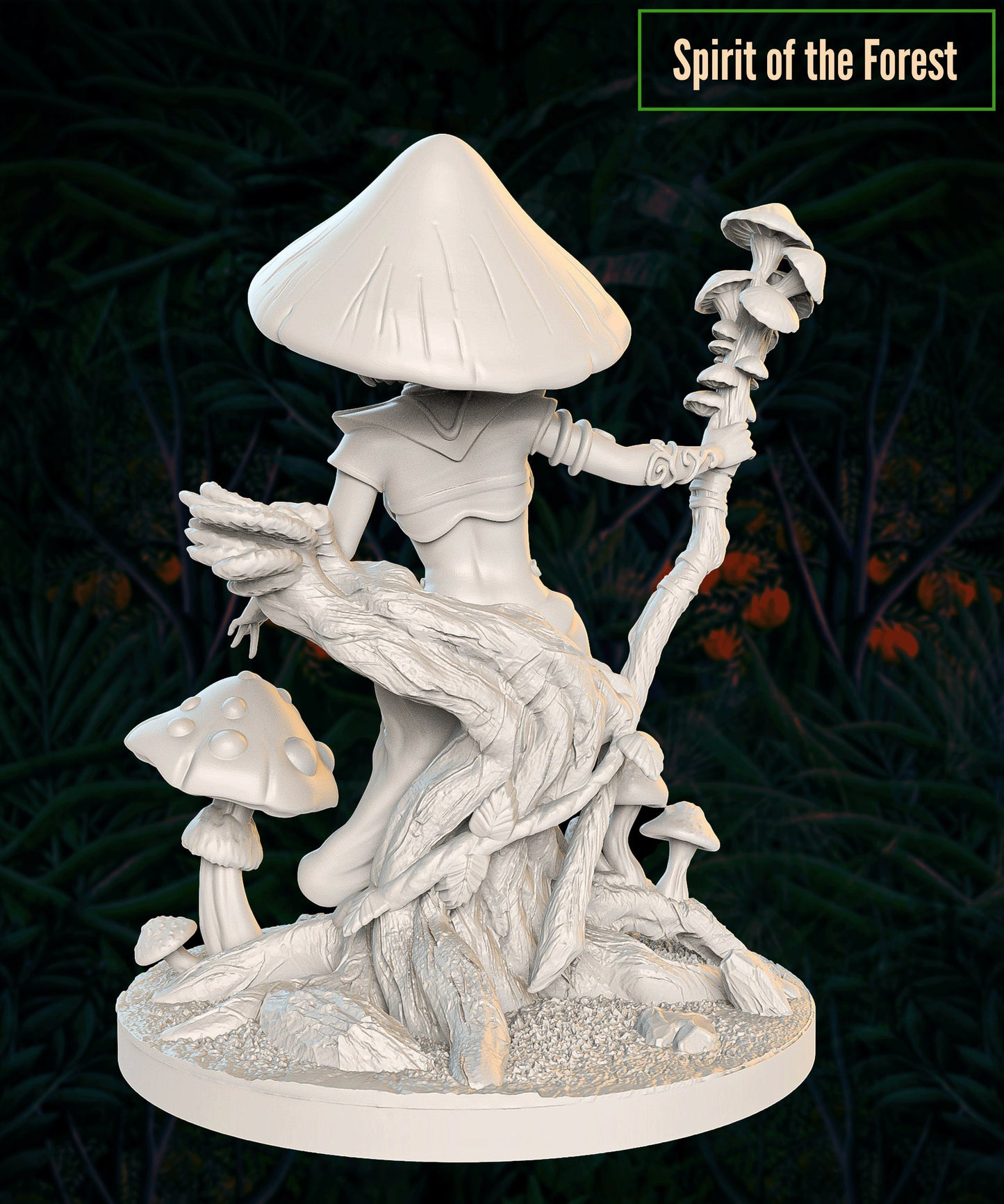 Spirit of the Forest | Tabletop Gaming or Display Miniature | BigMiniSculpting
