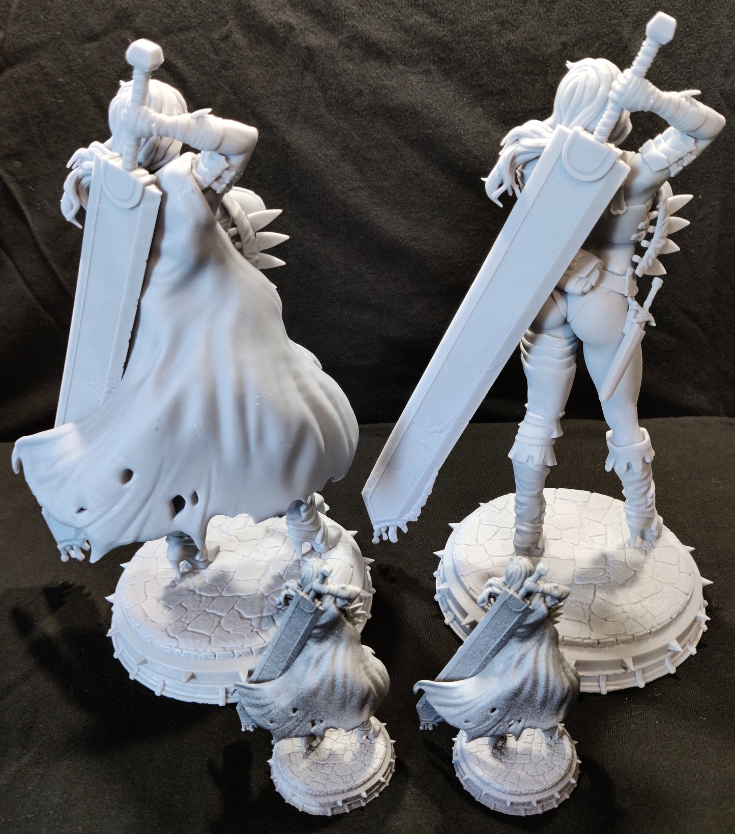 Black Swordswoman | Resin Garage Kit Anime Fan Art Statue | Creative Geek MB