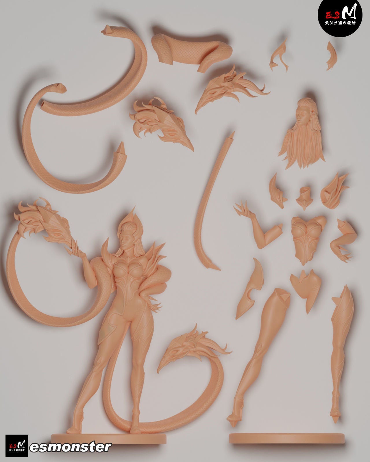 Sadistic Demon | Resin Garage Kit Sculpture Anime Video Game Fan Art Statue | E.S Monster