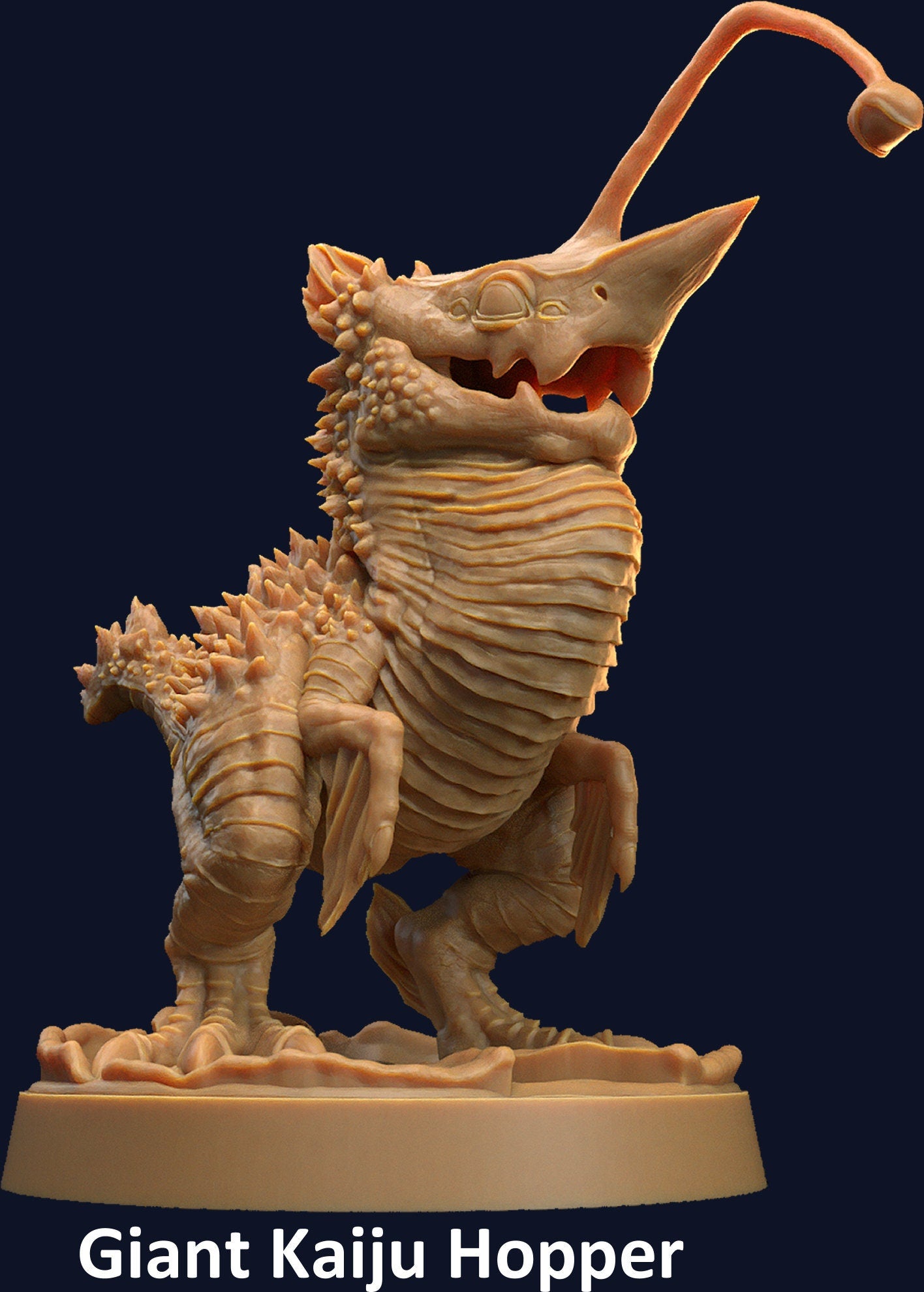 Stylized Collectible Glowhoppers | D&D Miniature | TABLETOP SCALE | The Dragon Trappers Lodge | Unpainted, Unplated Resin 8k