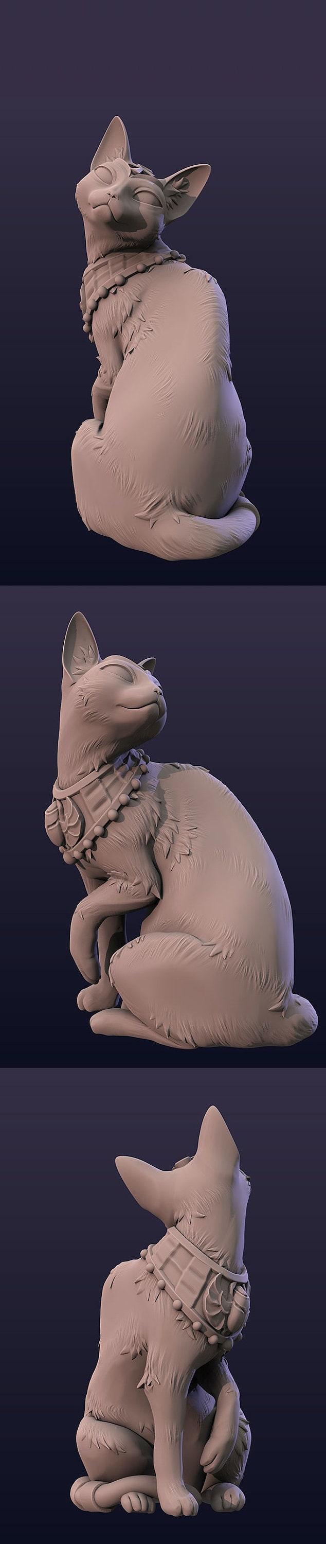 Ankhsu, Egyptian Lore, Cat Woman Mage Priestess | Display Scale Pinup | TTRPG D&D Miniature | Astland Mini Dreams