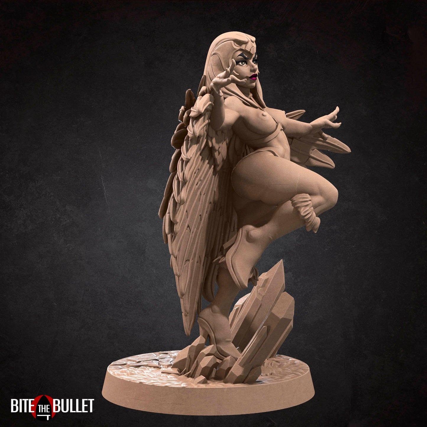 Exxotic Marina, Lovely Bird Woman | Pinup SFW NSFW Model Miniature | Bite the Bullet
