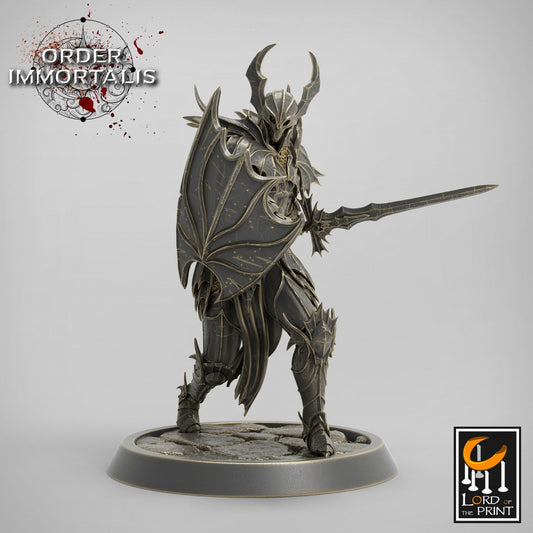Blood Knight Sword Squadron, Vampire Soldiers | TABLETOP SCALE Miniature | Order Immortalis | Rescale Miniatures