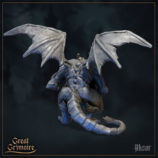 Gargoyles | Cursed in Stone | D&D Tabletop Miniature | Great Grimoire