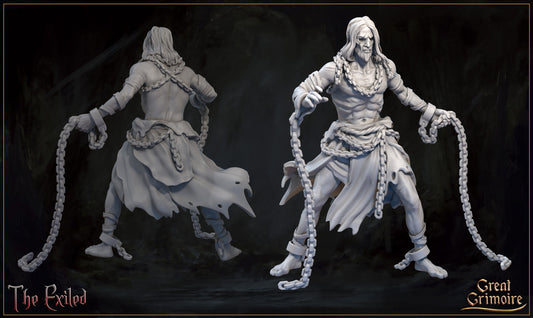 The Exiled and the Eyeless | Horrors of the Underground | D&D Tabletop Miniature | Great Grimoire