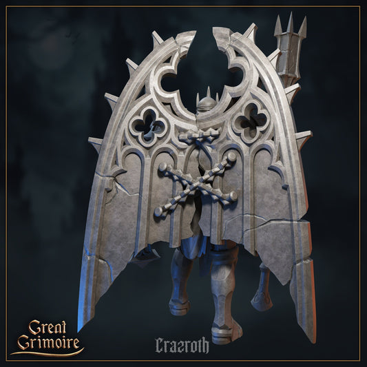 Crazroth | Cursed in Stone | D&D Tabletop Miniature | Great Grimoire