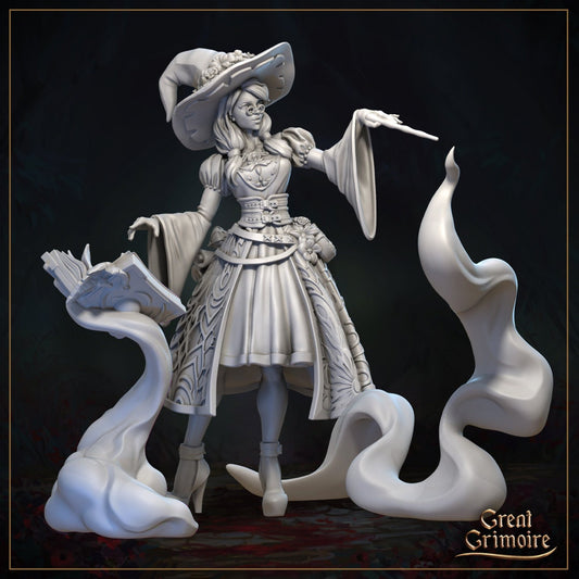 Melinda the Good Witch, Horror Oz | Veil of Emerald Dreams | Tabletop Gaming Miniature | Great Grimoire