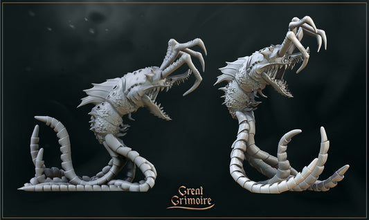 Spawn of the Abyss, Two Minis | Tides of the Abyss | D&D TTRPG Miniature | Great Grimoire