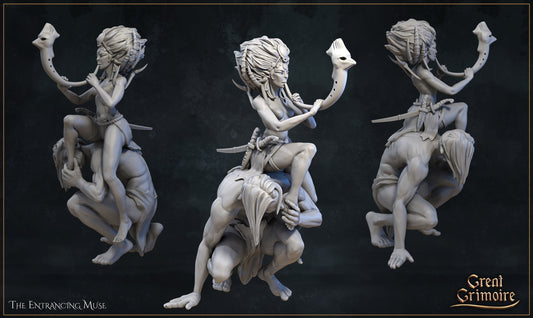 The Entrancing Muse | TABLETOP SCALE | D&D TTRPG Miniature | Great Grimoire
