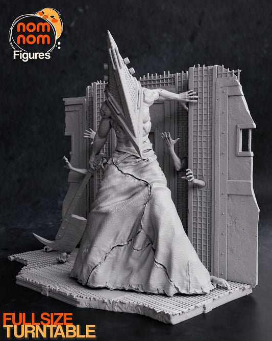 Red Pyramid | Resin Garage Kit Figure Video Game Fan Art | Nomnom Figures