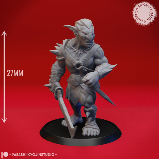 Goblins | TABLETOP SCALE | TTRPG Monster Miniature | Yasashii Kyojin Studio