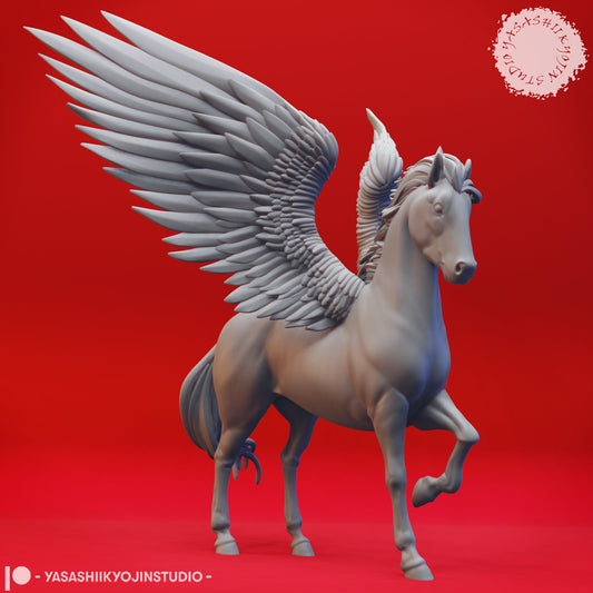 Pegasus | TABLETOP SCALE | TTRPG Monster Miniature | Yasashii Kyojin Studio