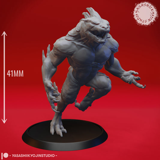 Troglodyte | TABLETOP SCALE | D&D TTRPG Monster Miniature | Yasashii Kyojin Studio