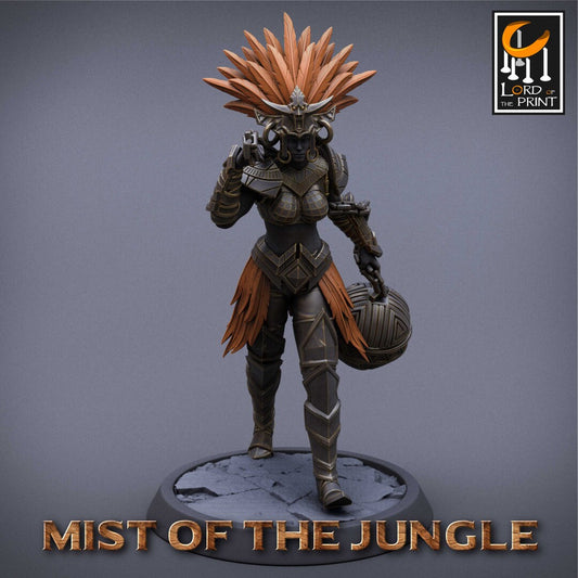 Amazon Heavy Chain | Amazon, Mist of the Jungle | TABLETOP SCALE | D&D TTRPG Miniature | Rescale Miniatures