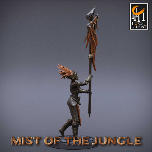Amazon Light Banner | Amazon, Mist of the Jungle | TABLETOP SCALE | D&D TTRPG Miniature | Rescale Miniatures